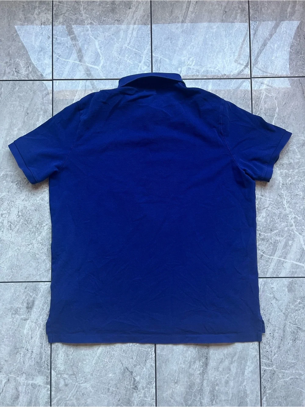 Polo Ralph Lauren Mens Royal Blue Cotton Yellow Pony Embroidered Preppy Polo XL